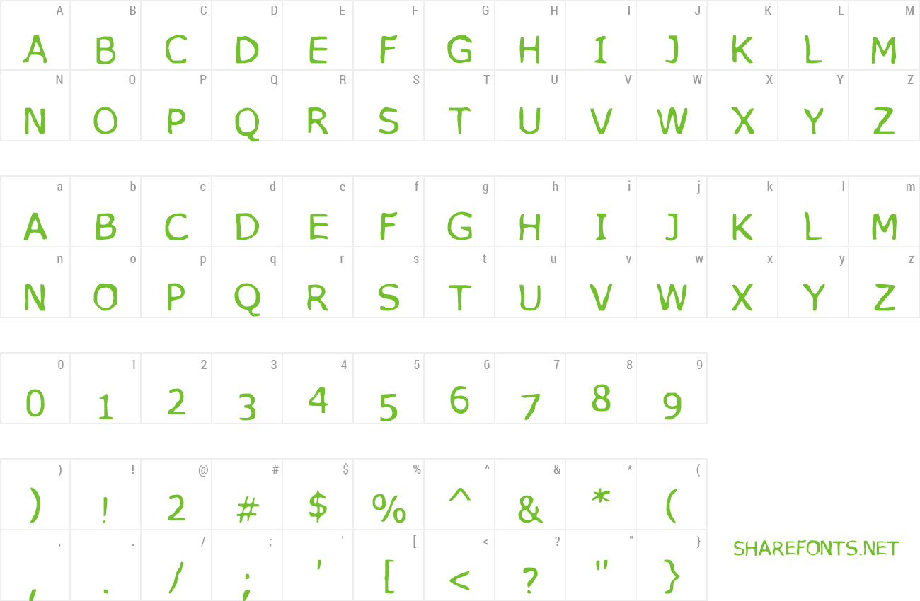 Font VTC PizzOff preview